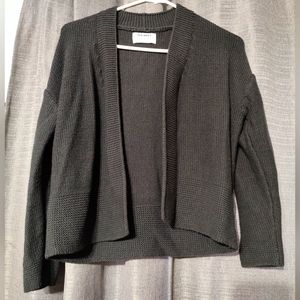 Women's grey cardigan